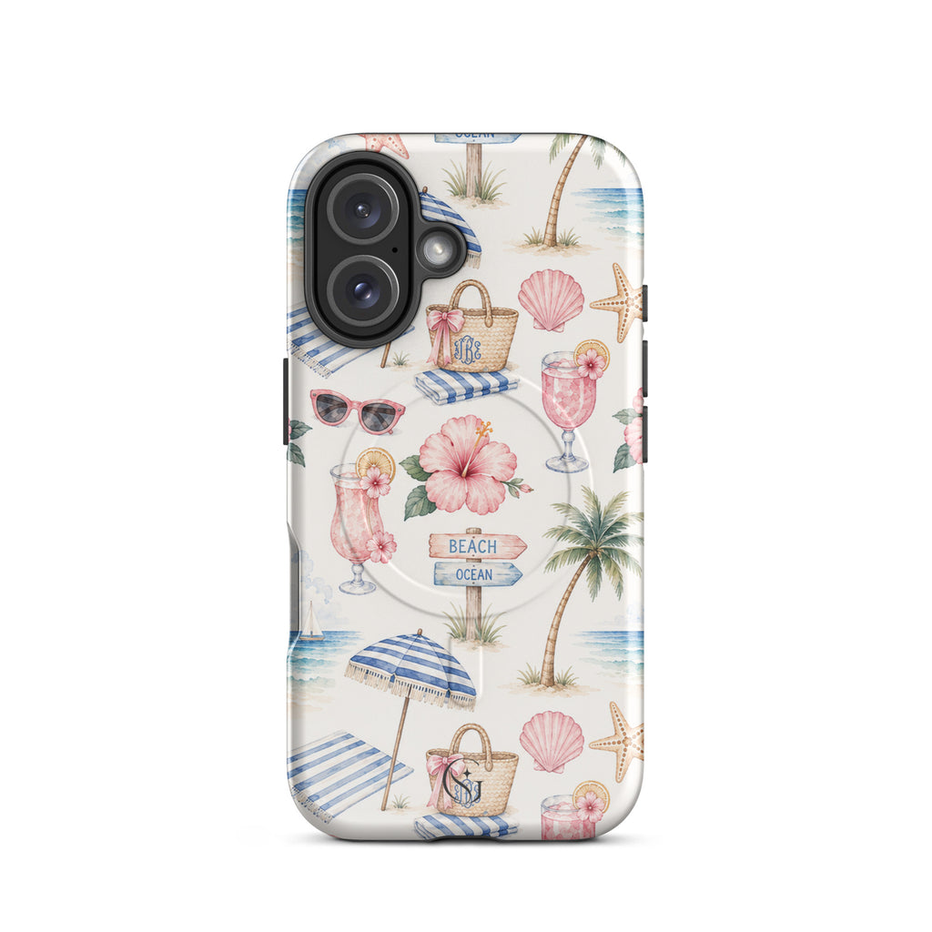 Lets Go to The Beach case for apple iphone 16