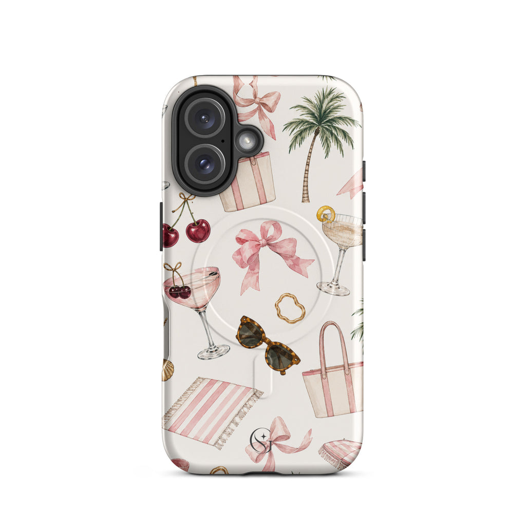 Cocktails & Cherries case for apple iphone 16