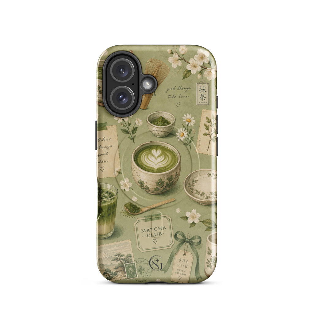 Matcha Club case for apple iphone 16