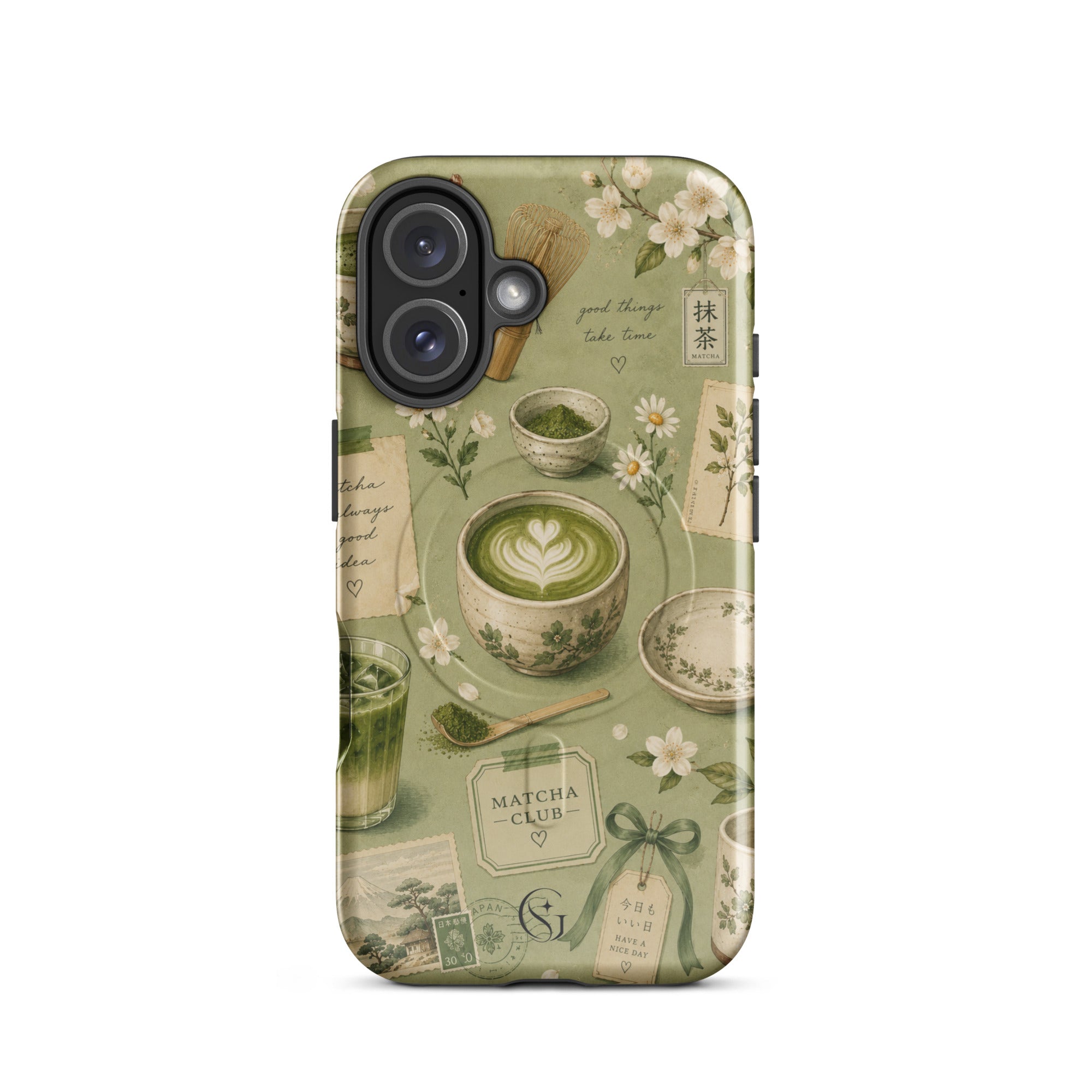 Matcha Club case for apple iphone 16
