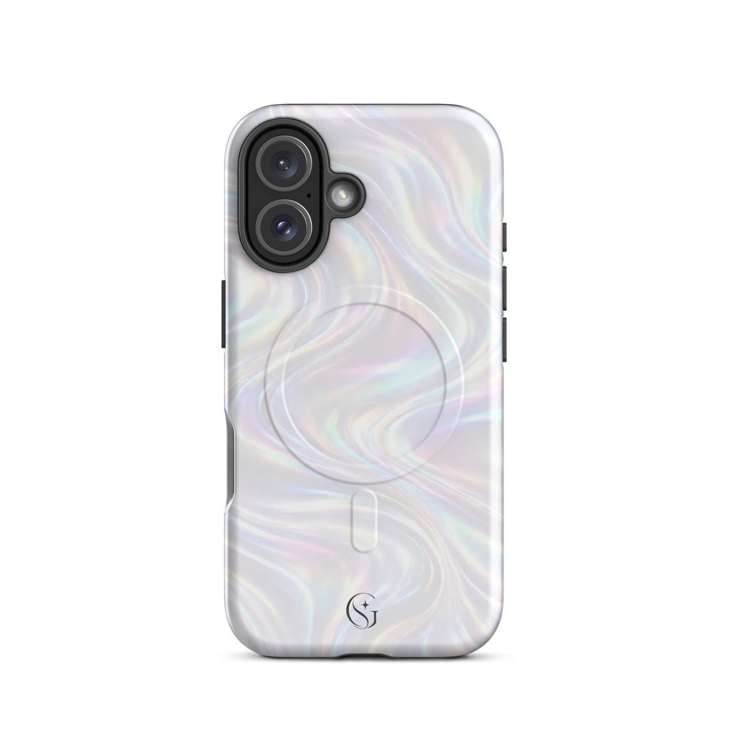 Silk Galaxy Swirl case for apple iphone 16
