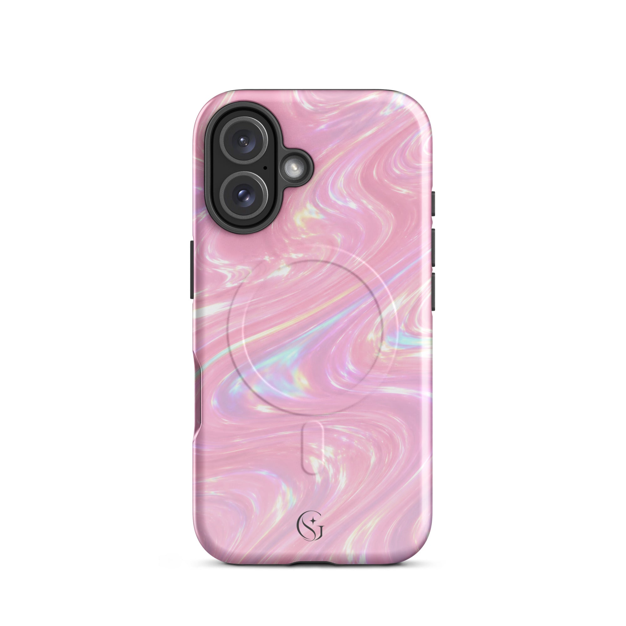 Strawberry Galaxy Swirl case for apple iphone 16