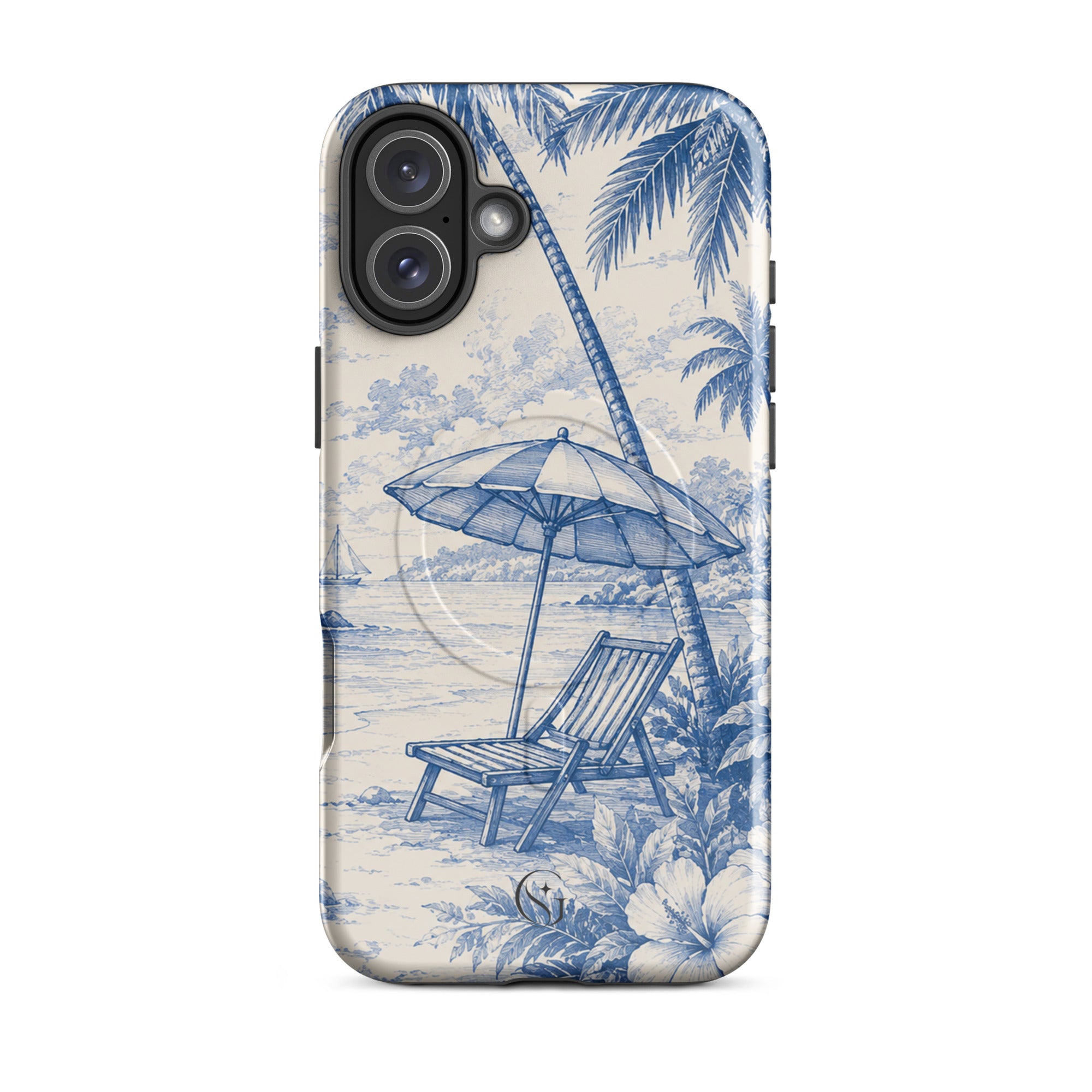 Beach Denim case for apple iphone 16 plus