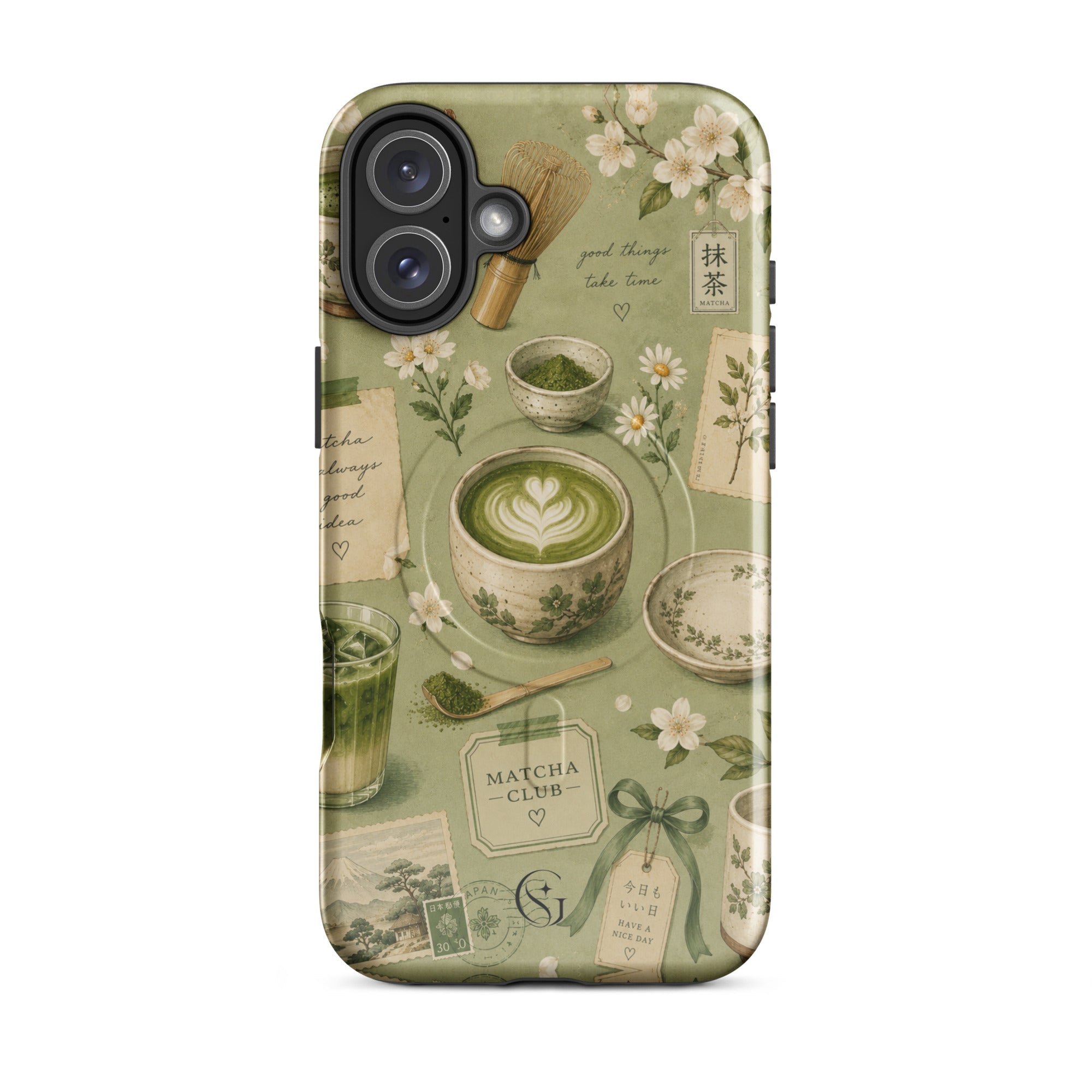 Matcha Club case for apple iphone 16 plus