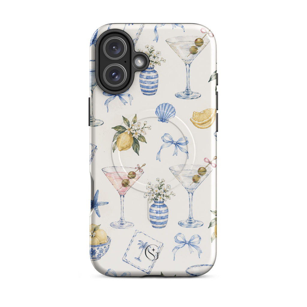 Cutesy Martini case for apple iphone 16 plus