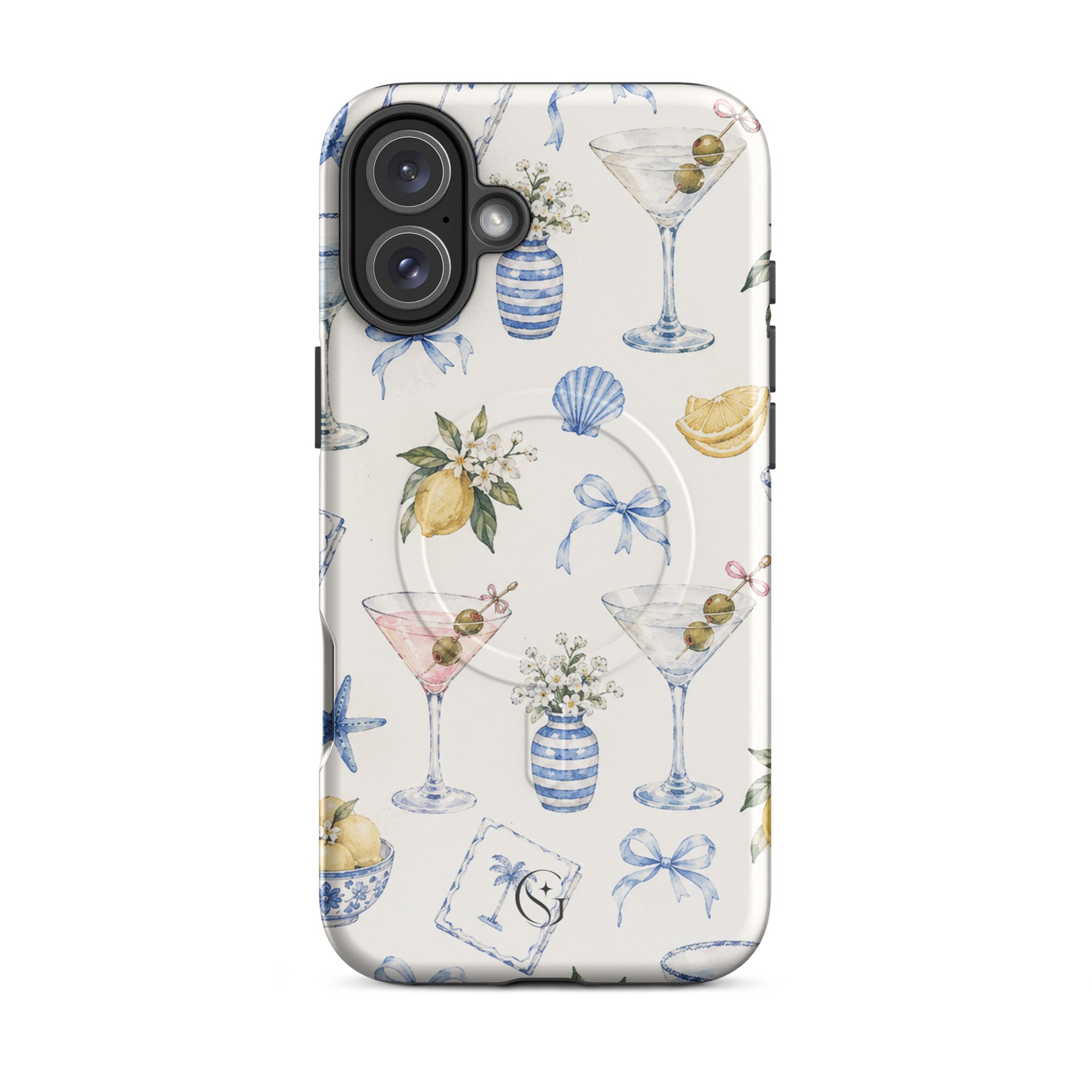 Cutesy Martini case for apple iphone 16 plus