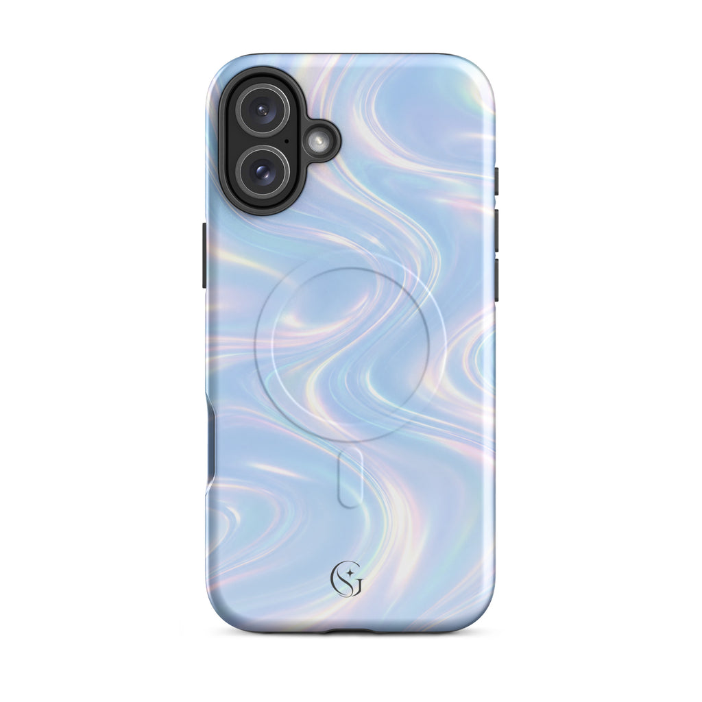 Blueberry Galaxy Swirl case for apple iphone 16 plus
