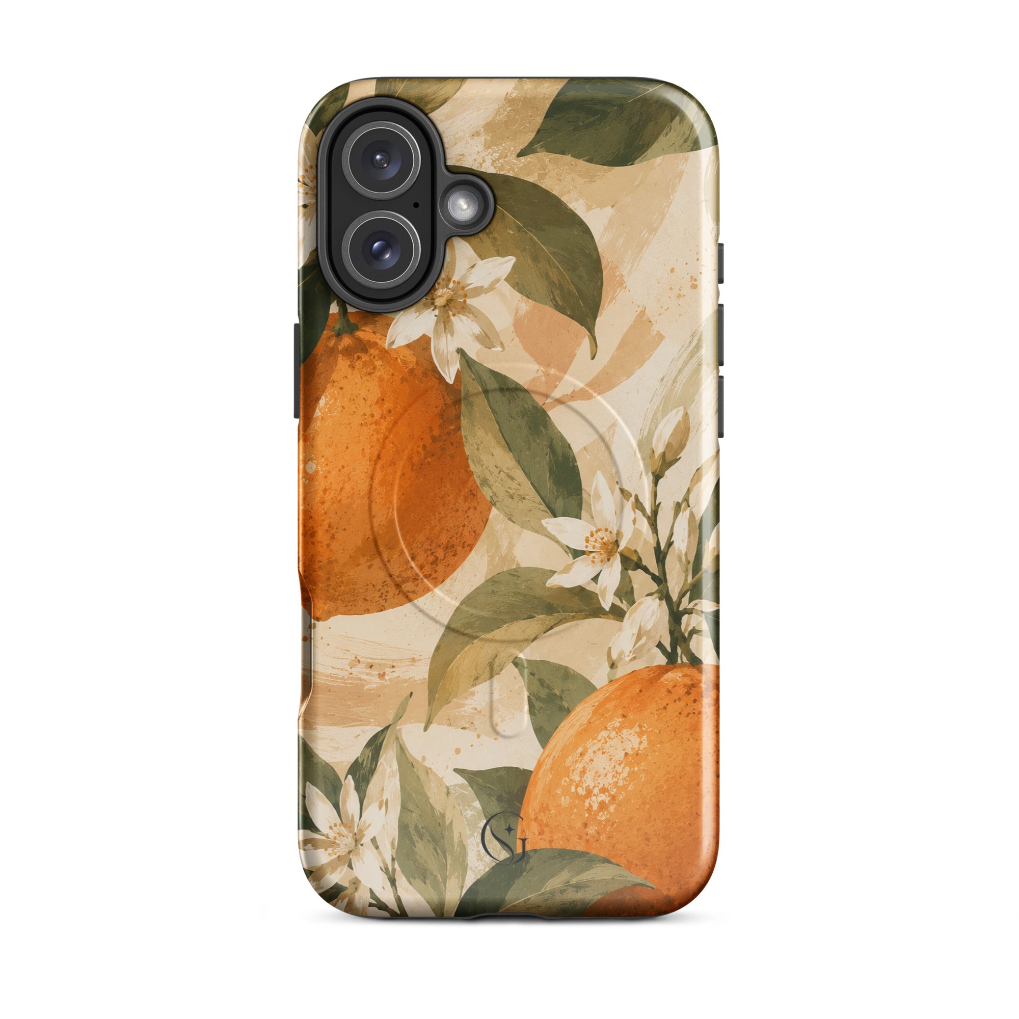 Orange Blossom phone case for apple iphone 16 plus