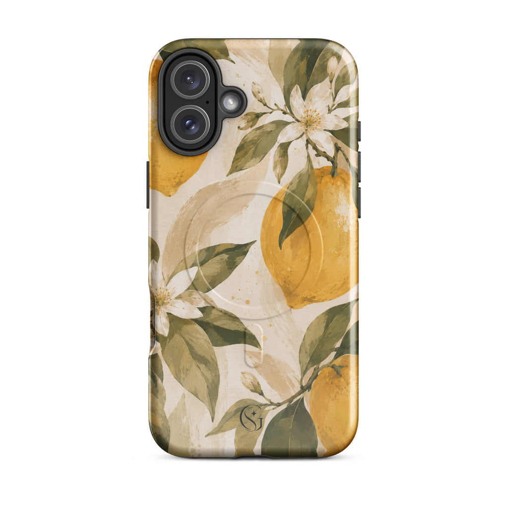 Lemon Linen phone case for Apple iphone 16 plus