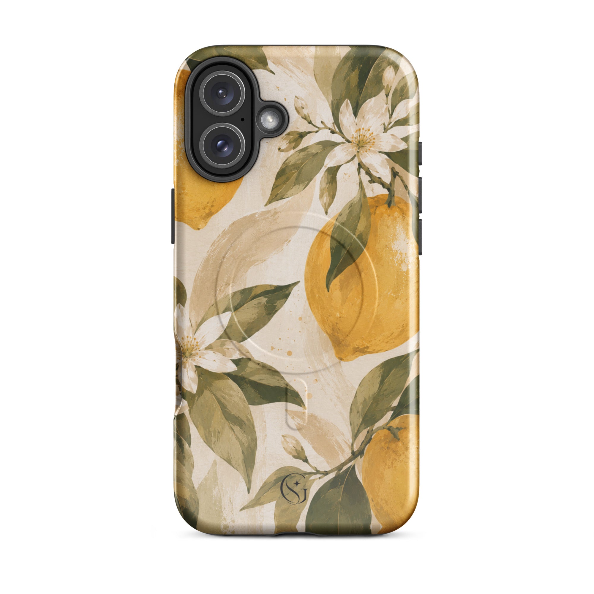Lemon Linen phone case for Apple iphone 16 plus
