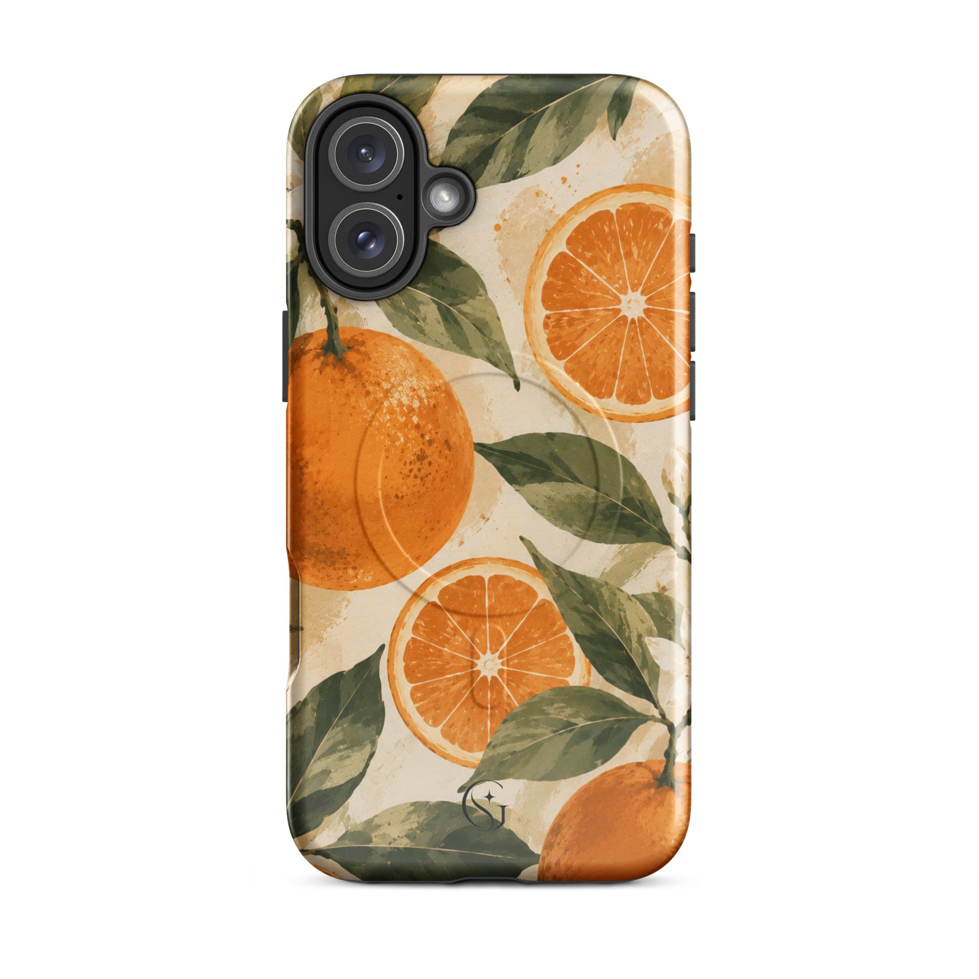 citrus current apple iphone magsafe case 16 plus