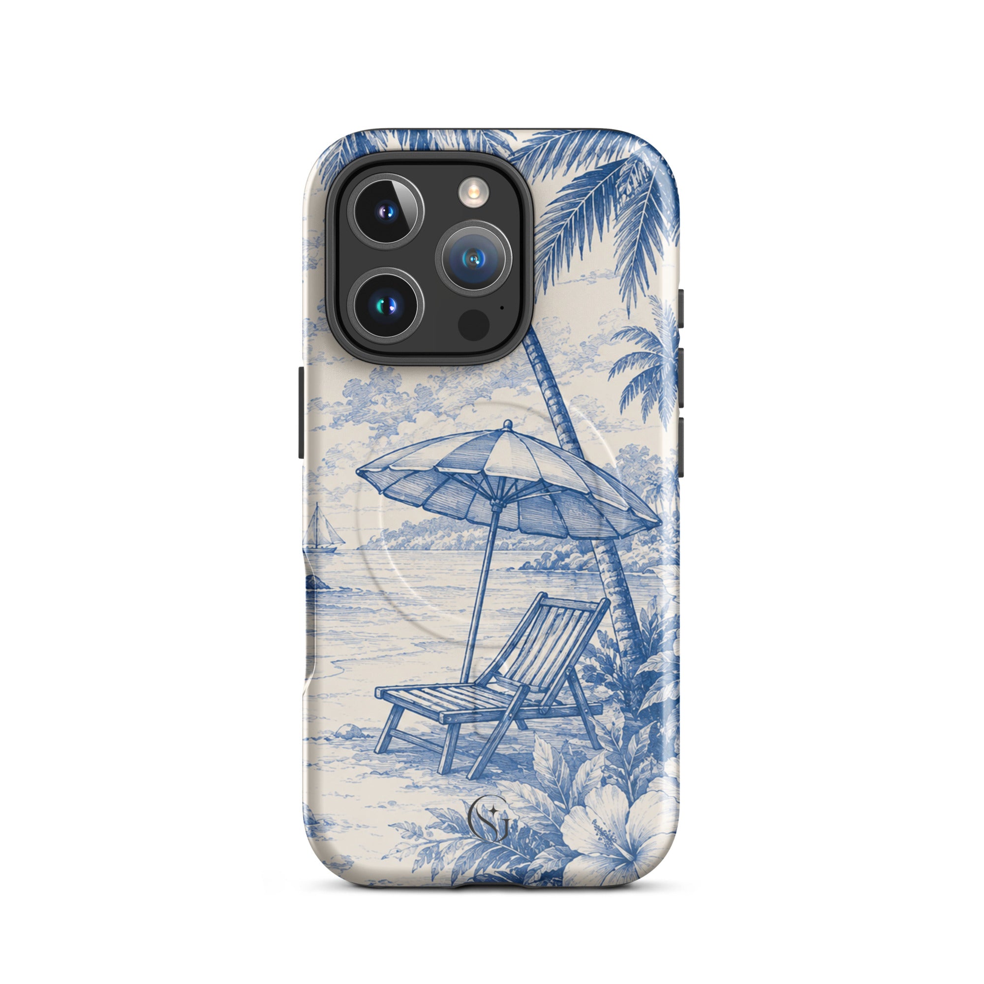 Beach Denim case for apple iphone 16 pro