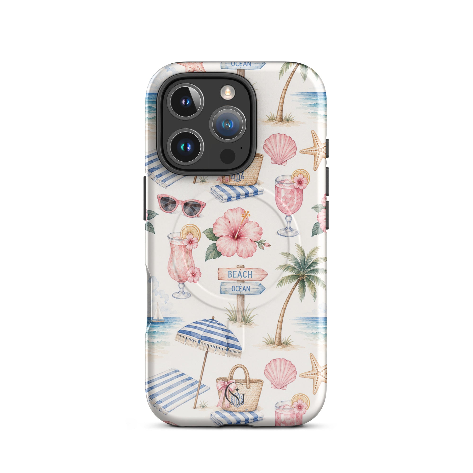 Lets Go to The Beach case for apple iphone 16 pro