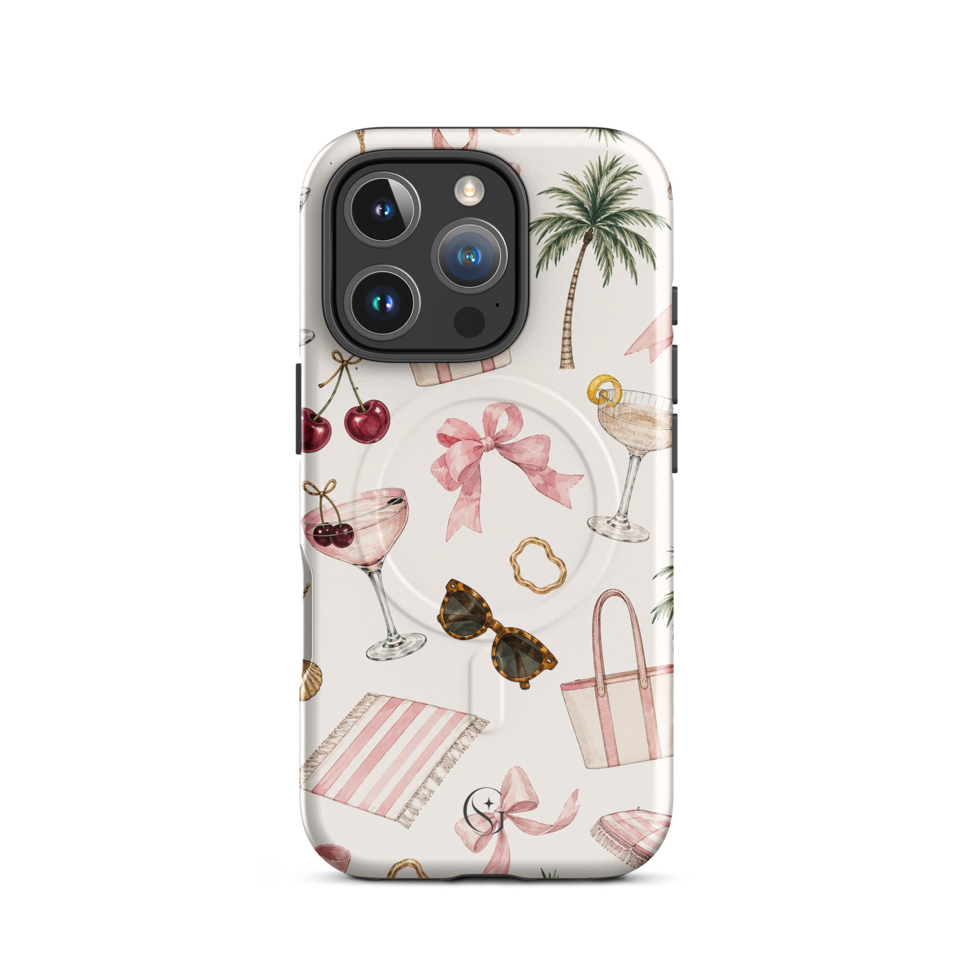 Cocktails & Cherries case for apple iphone 16 pro