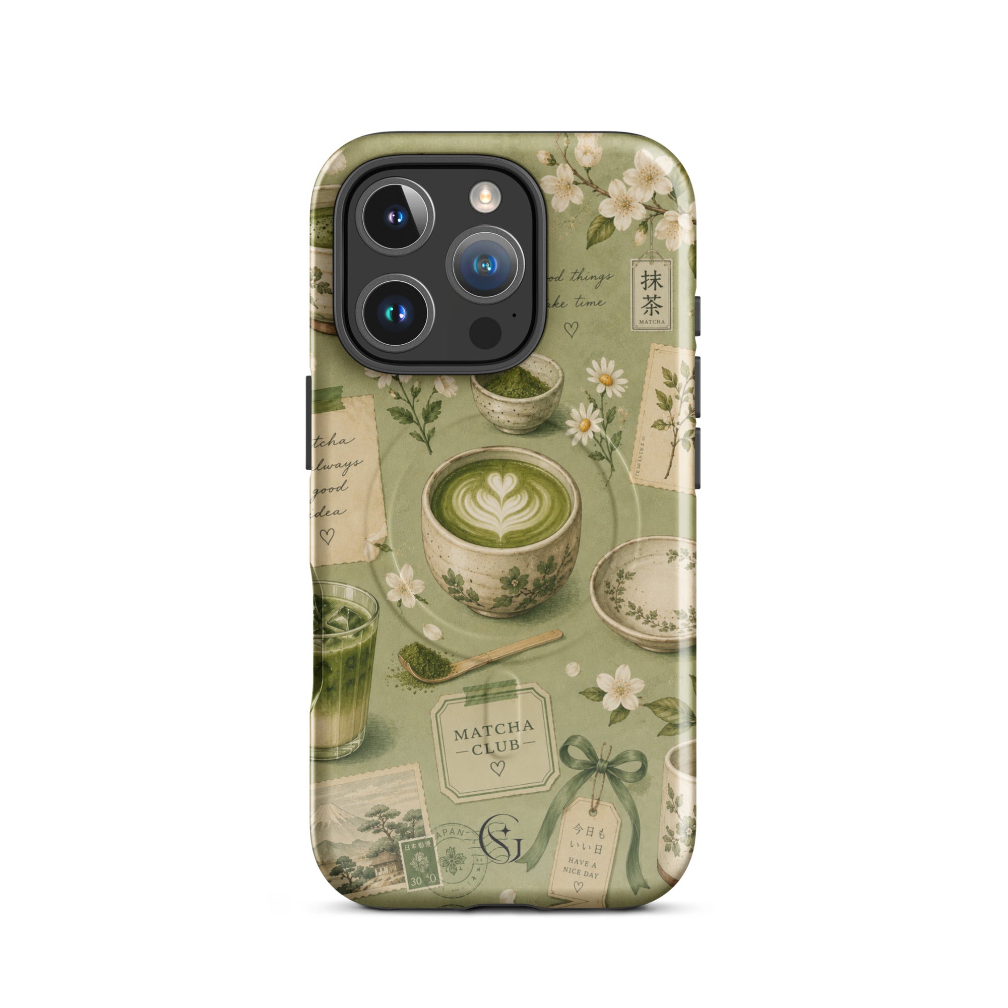 Matcha Club case for apple iphone 16 pro