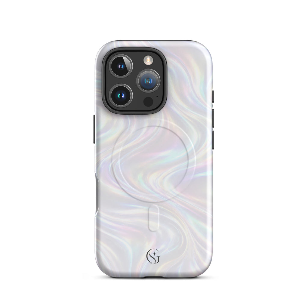 Silk Galaxy Swirl case for apple iphone 16 pro