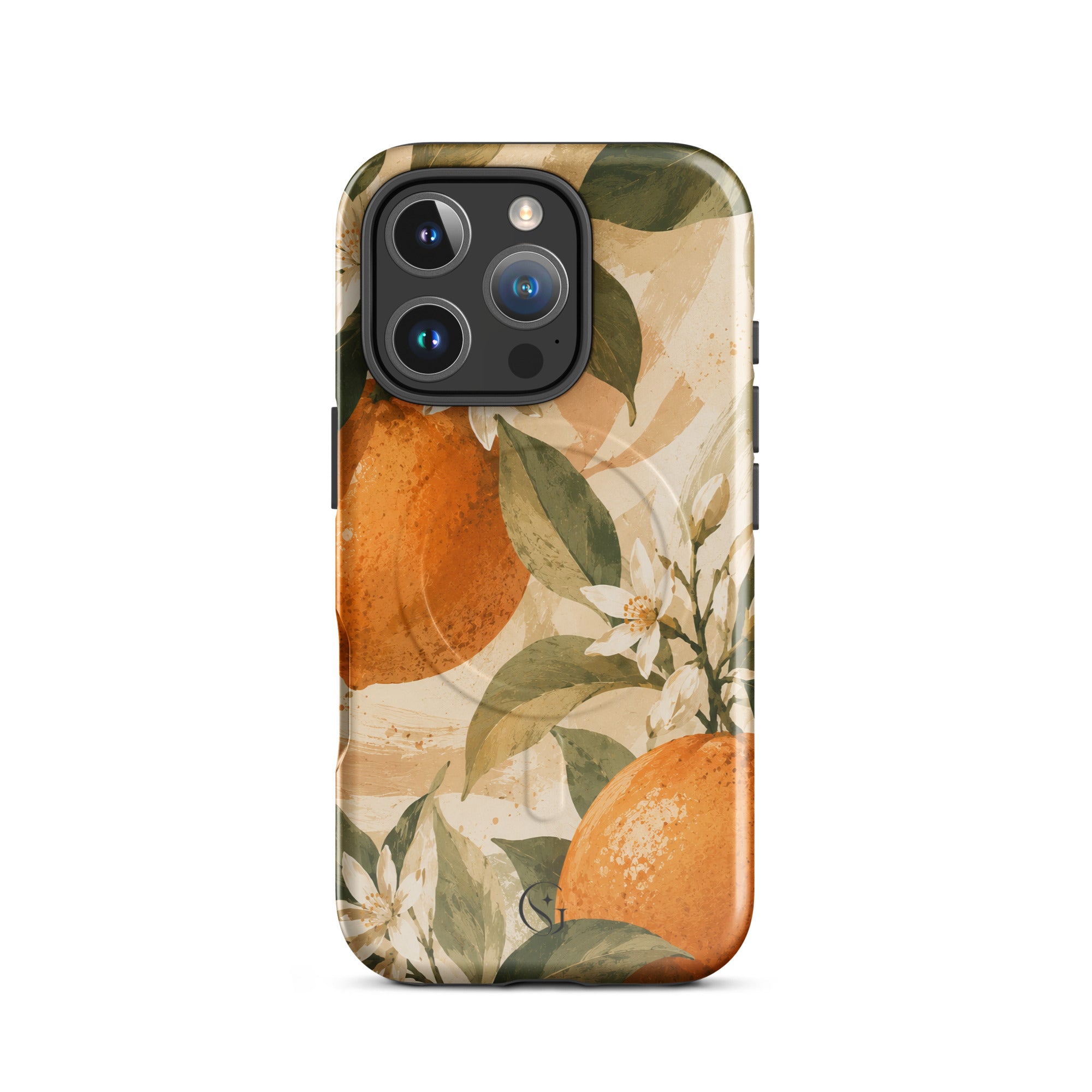 Orange Blossom phone case for apple iphone 16 pro