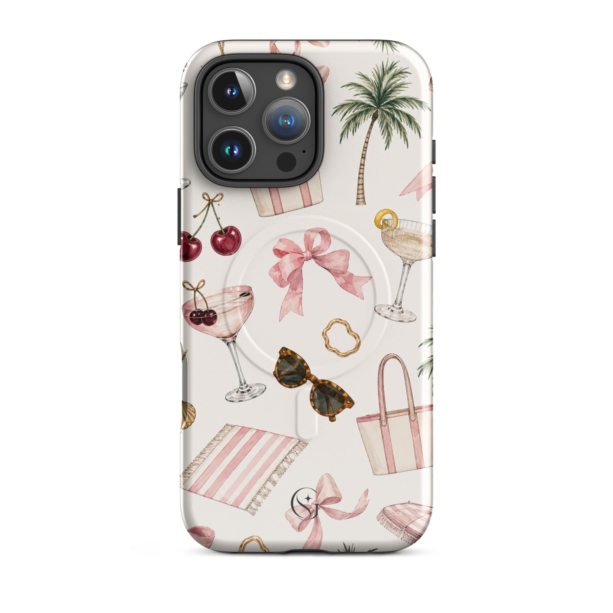 Cocktails & Cherries case for apple iphone 16 pro max
