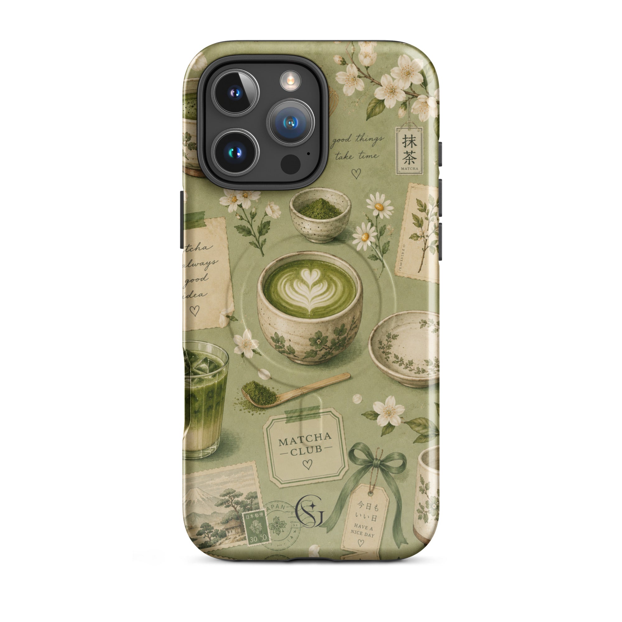 Matcha Club case for apple iphone 16 pro max