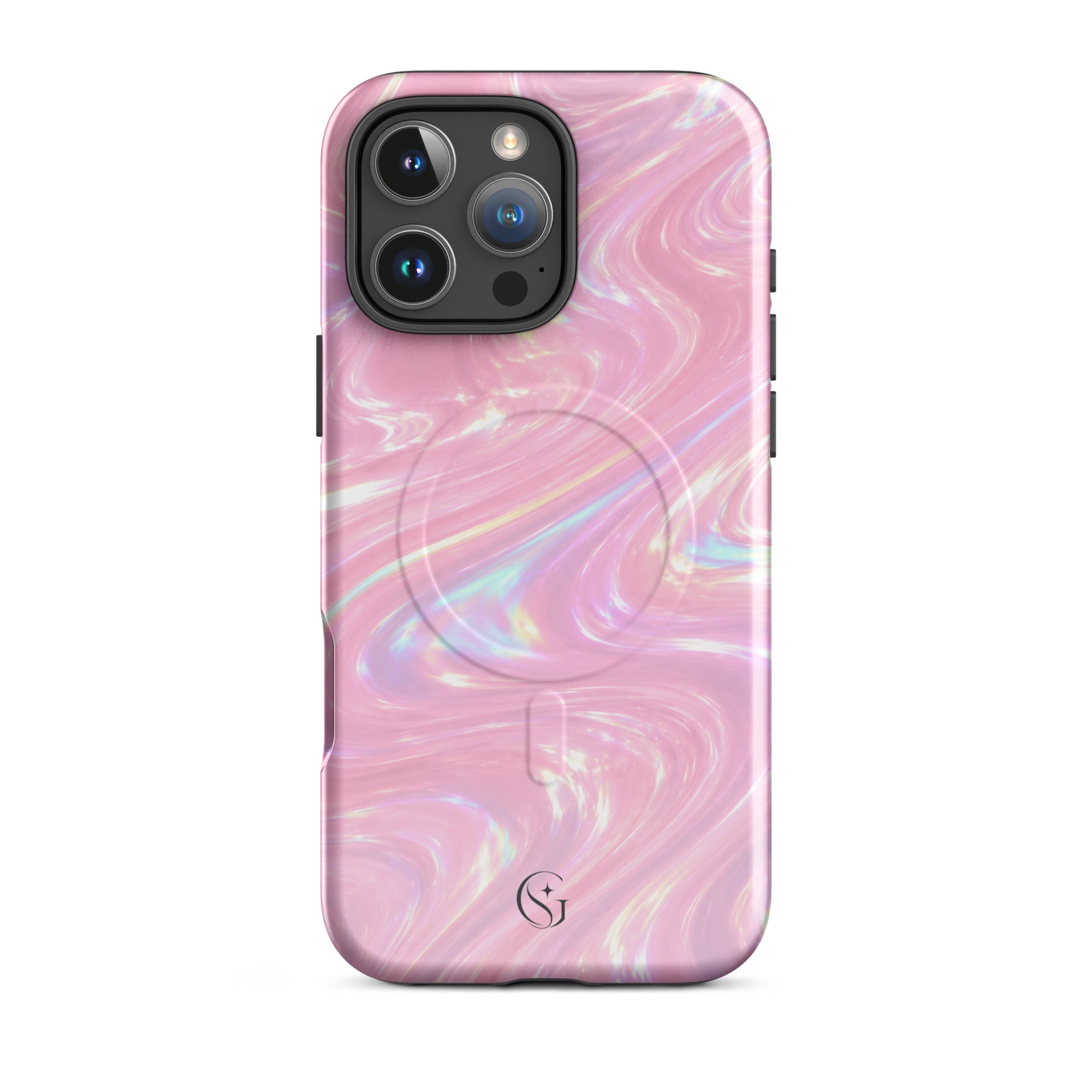 Strawberry Galaxy Swirl case for apple iphone 16 pro max
