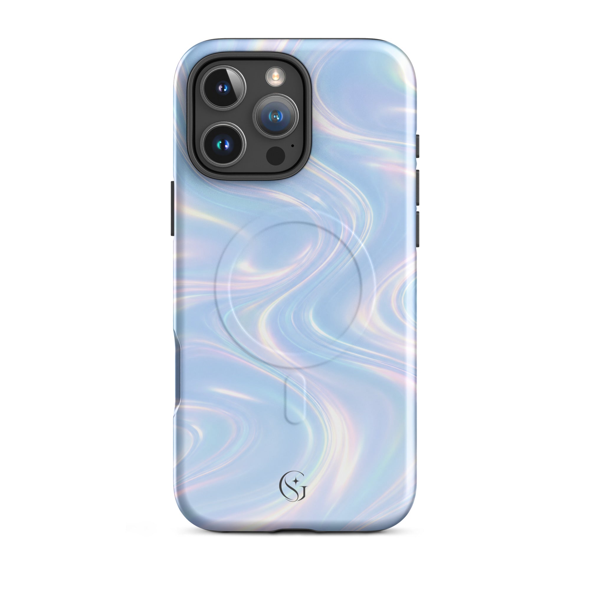 Blueberry Galaxy Swirl case for apple iphone 16 pro max