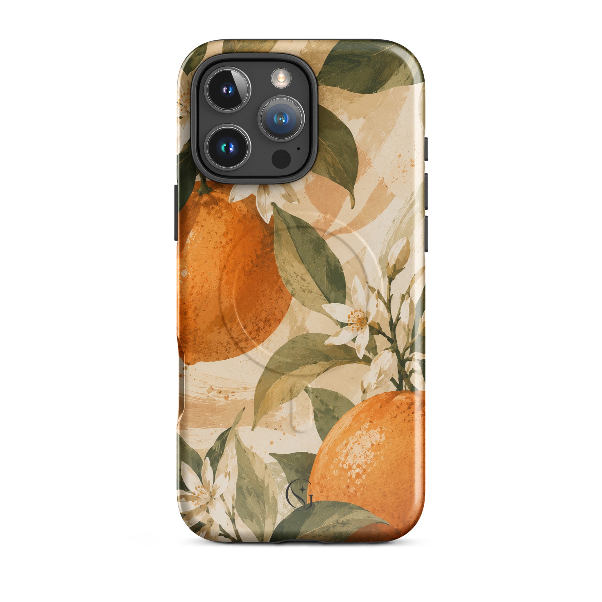 Orange Blossom phone case for apple iphone 16 pro max