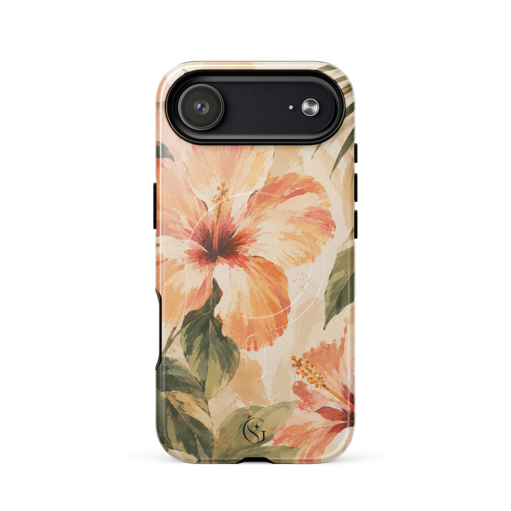 Coral Hibiscus phone case for Apple iphone 17 air