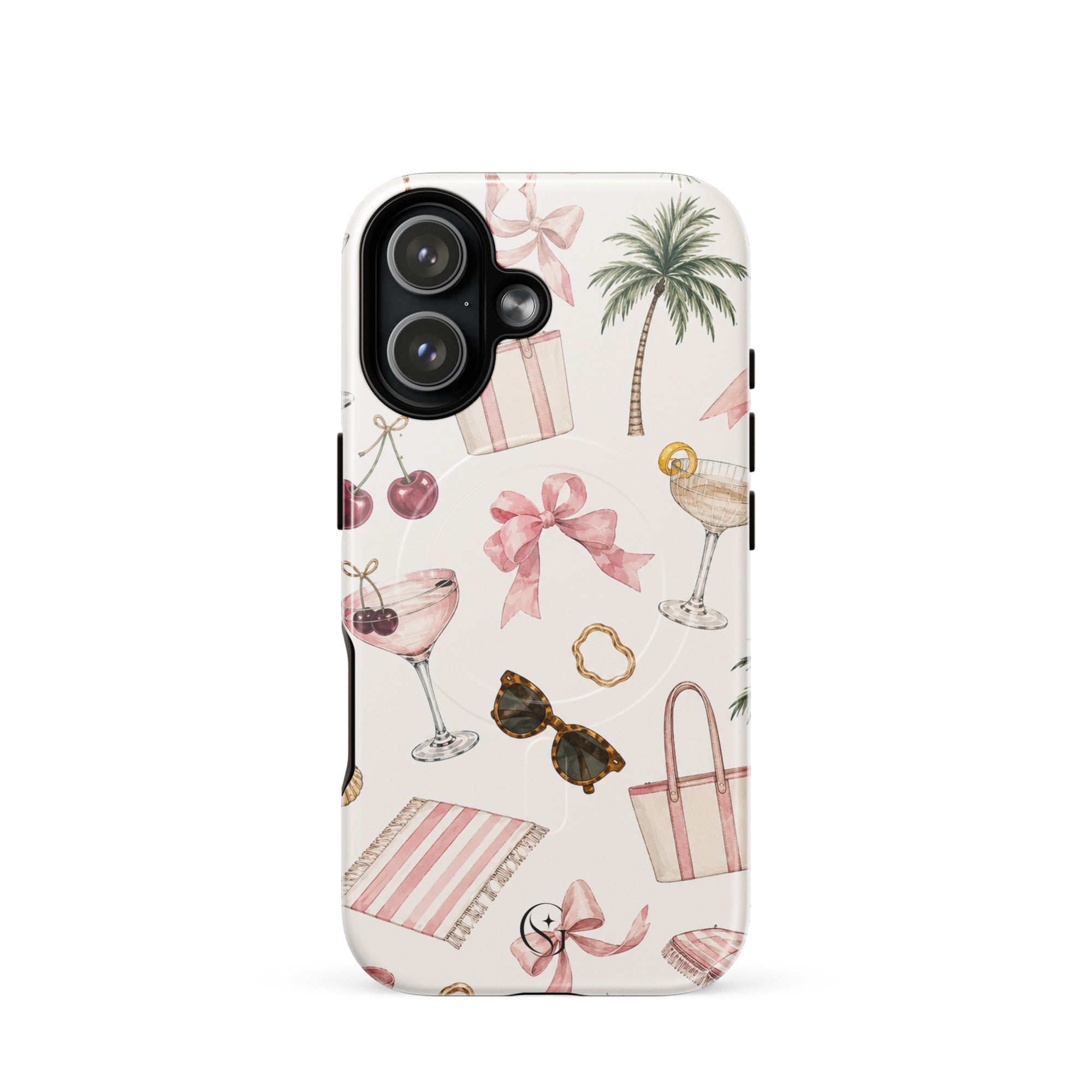 Cocktails & Cherries case for apple iphone 17