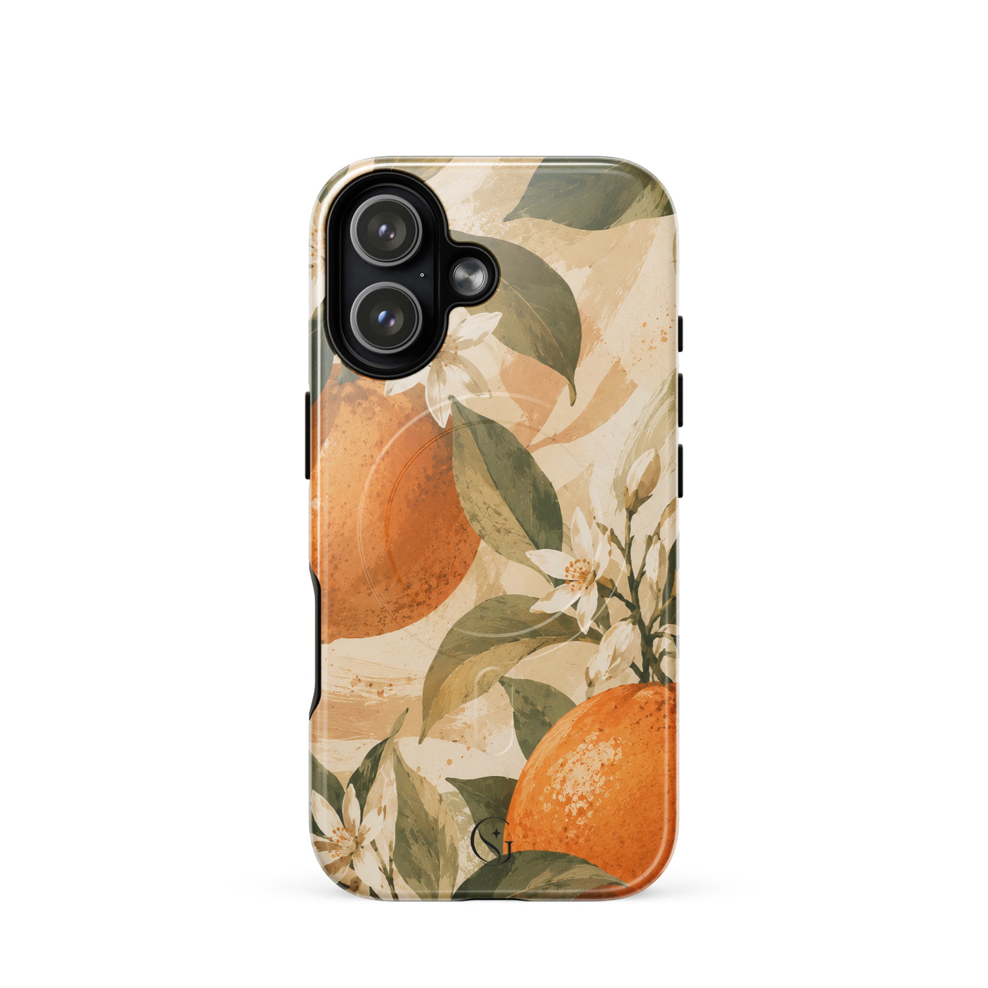 Orange Blossom phone case for apple iphone 17