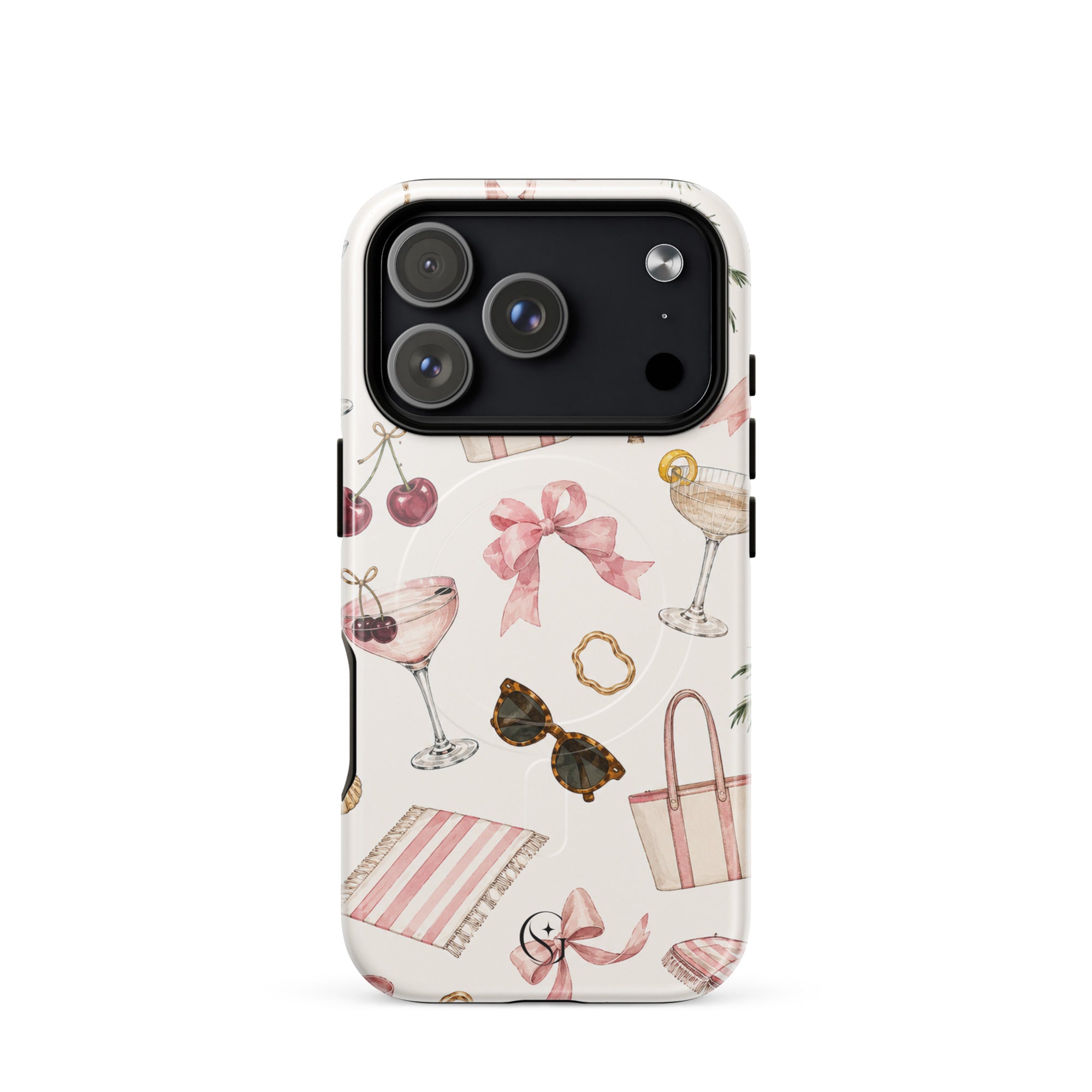 Cocktails & Cherries case for apple iphone 17 pro
