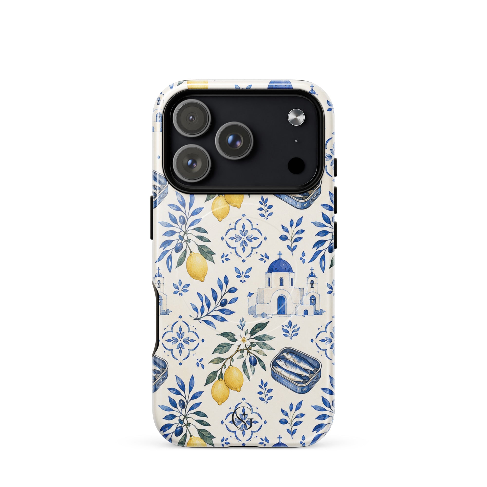 Lemon Santorini case for apple iphone 17 pro