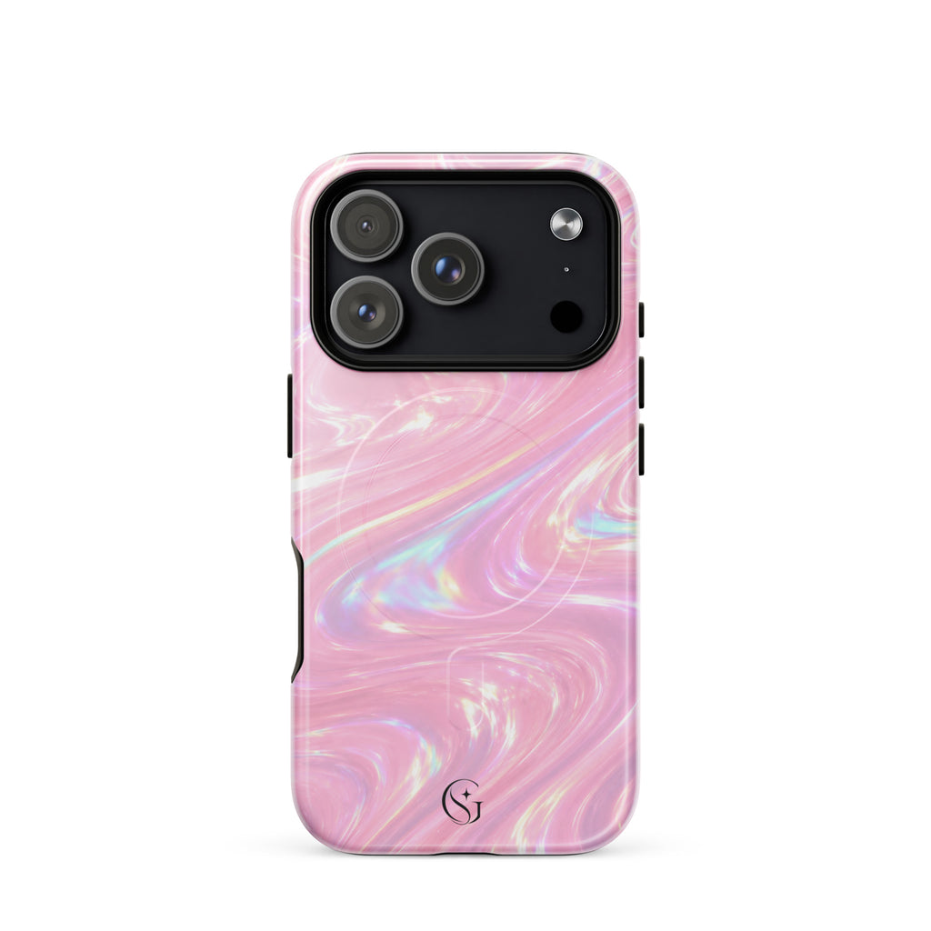 Strawberry Galaxy Swirl case for apple iphone 17 pro