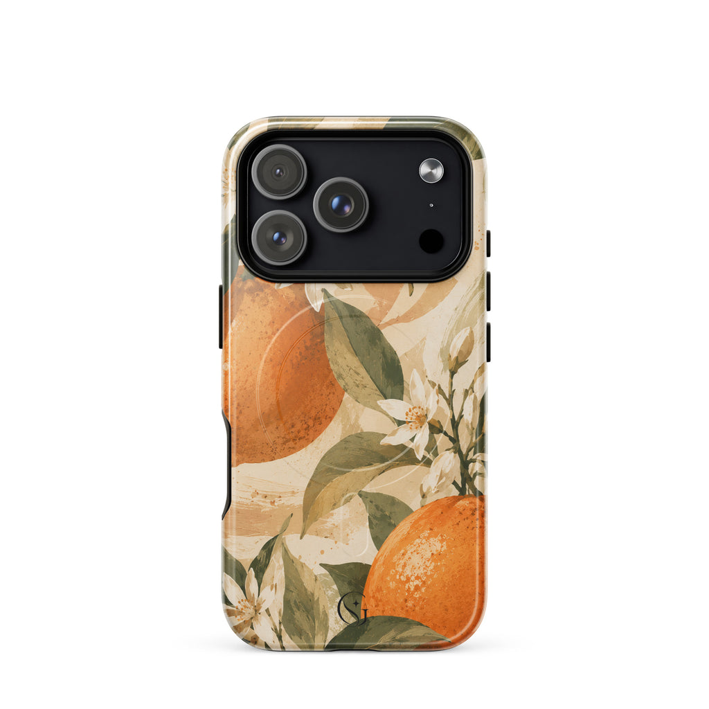 Orange Blossom phone case for apple iphone 17 pro