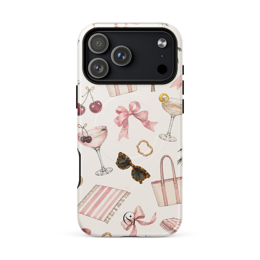 Cocktails & Cherries case for apple iphone 17 pro max