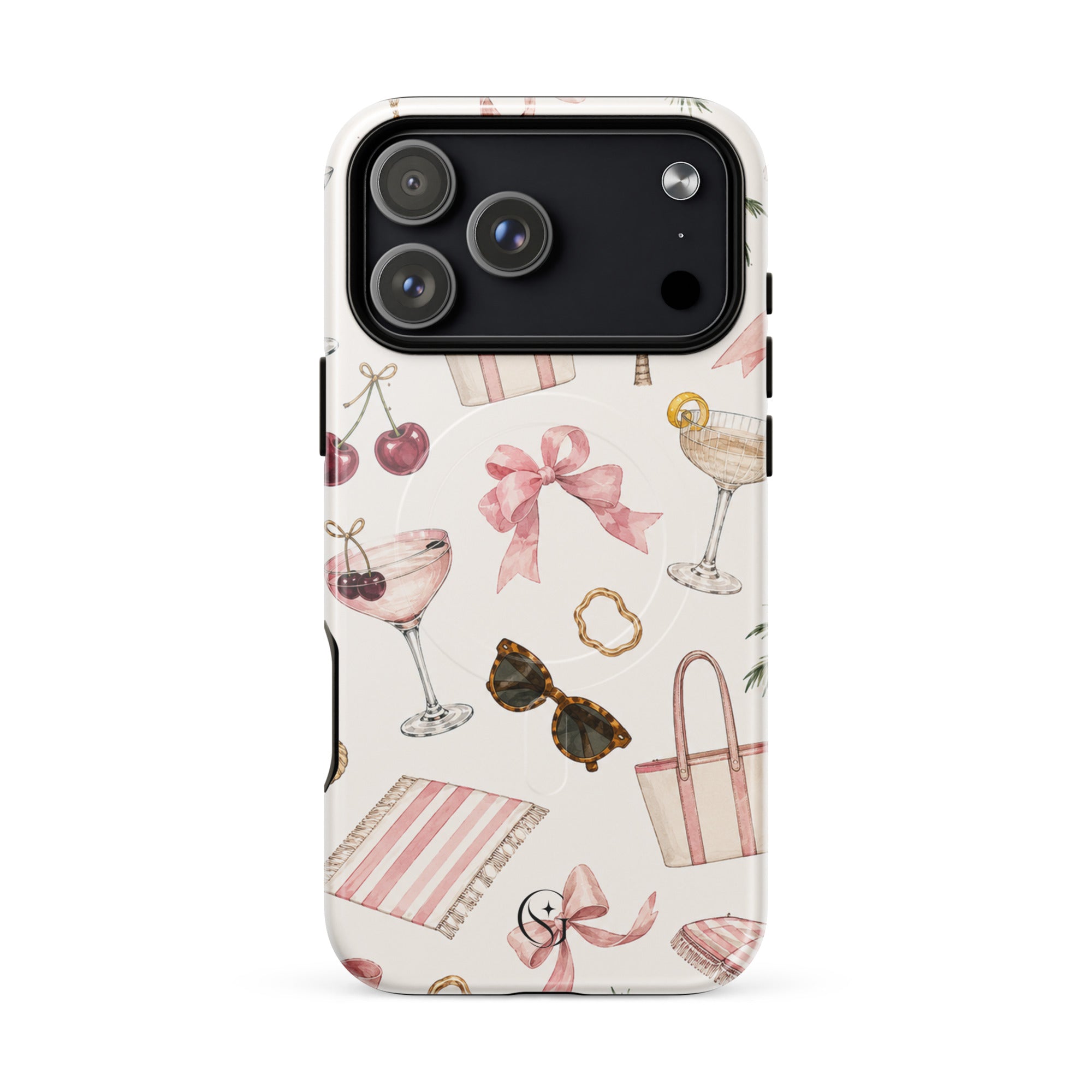 Cocktails & Cherries case for apple iphone 17 pro max