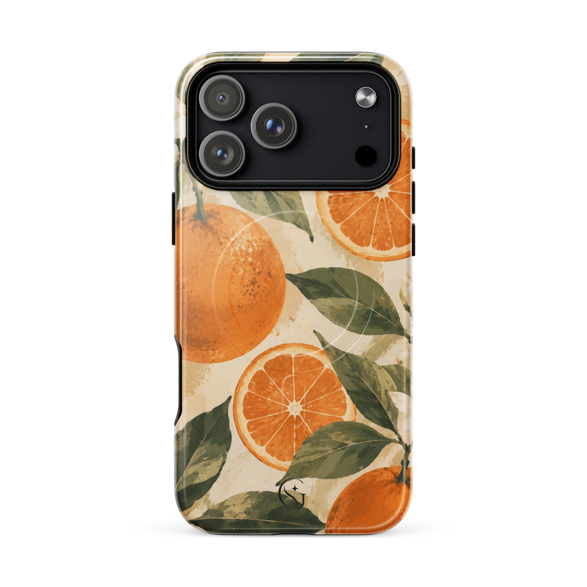 citrus current apple iphone magsafe case 17 pro max