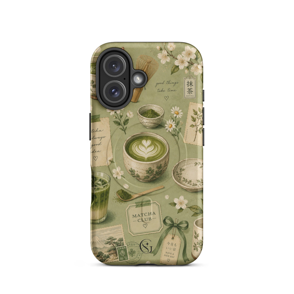 Matcha Club Magsafe phone case for iPhone 16