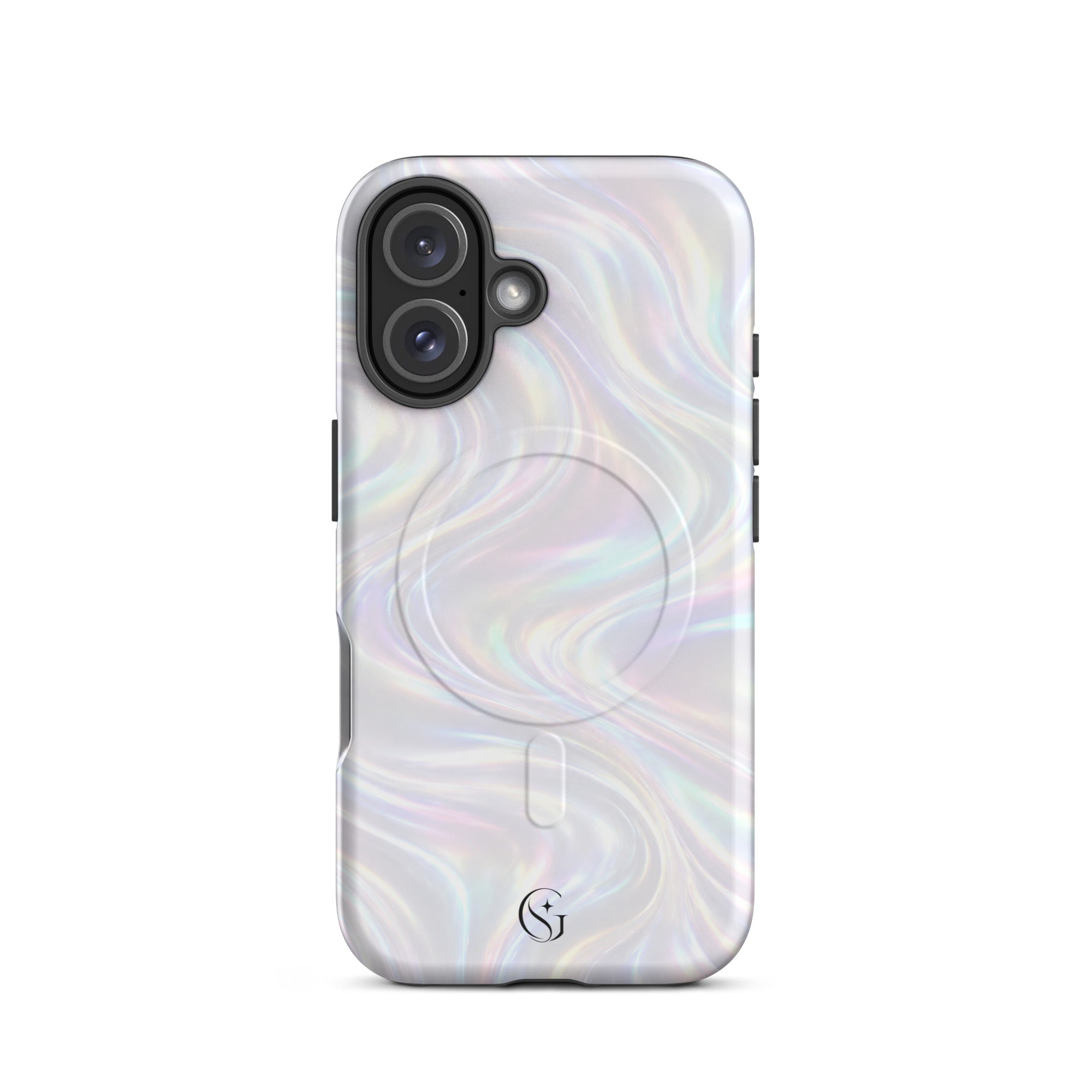 Silk Galaxy Swirl Magsafe phone case for iPhone 16