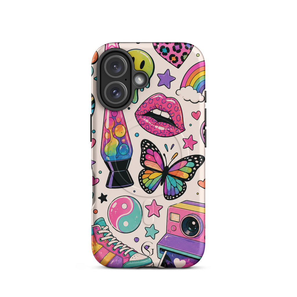 Hippie Girl Magsafe phone case for iPhone 16