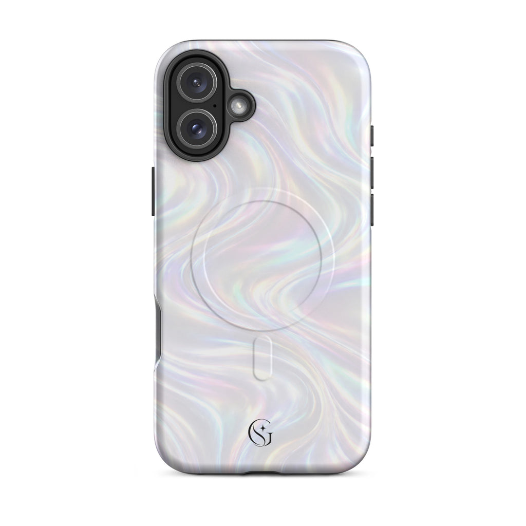 Silk Galaxy Swirl Magsafe phone case for iPhone 16 Plus