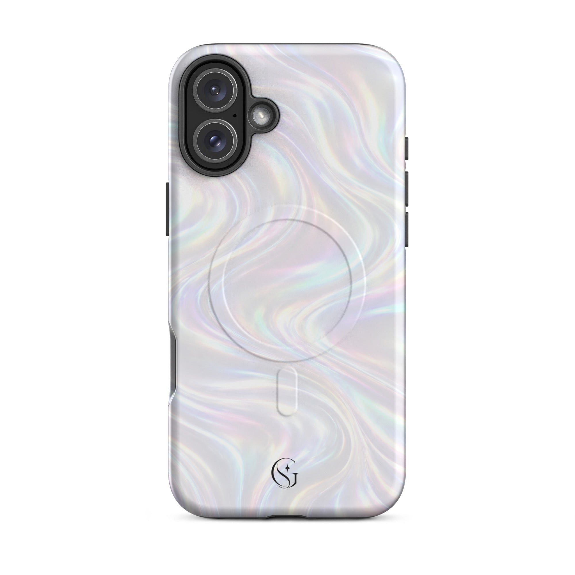 Silk Galaxy Swirl Magsafe phone case for iPhone 16 Plus
