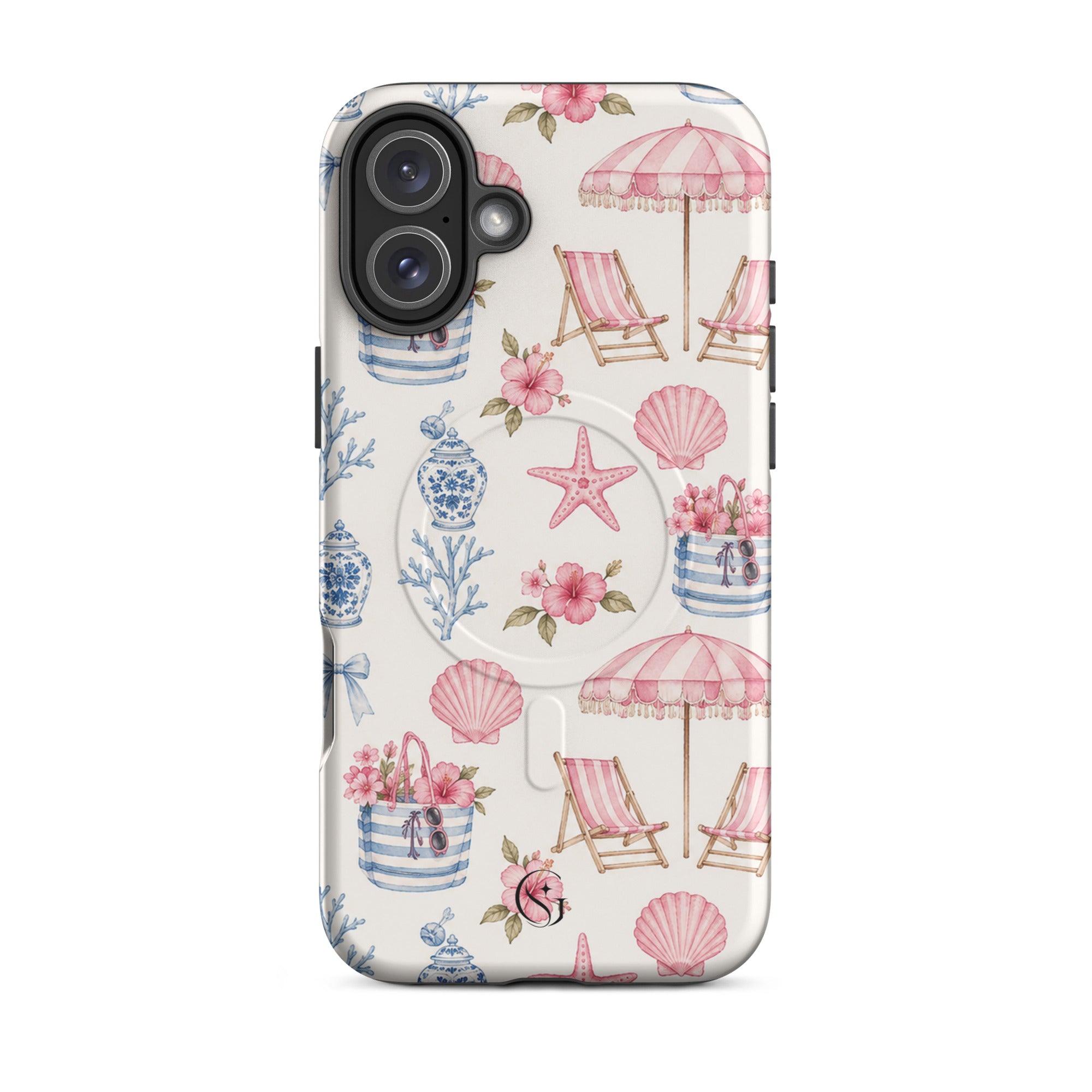 Beach Girl Magsafe phone case for iPhone 16 Plus