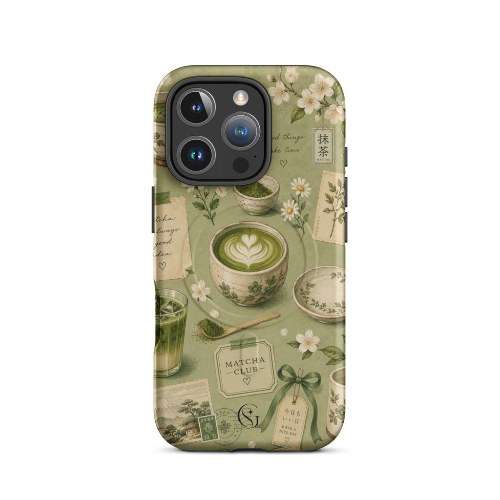 Matcha Club Magsafe phone case for iPhone 16 Pro