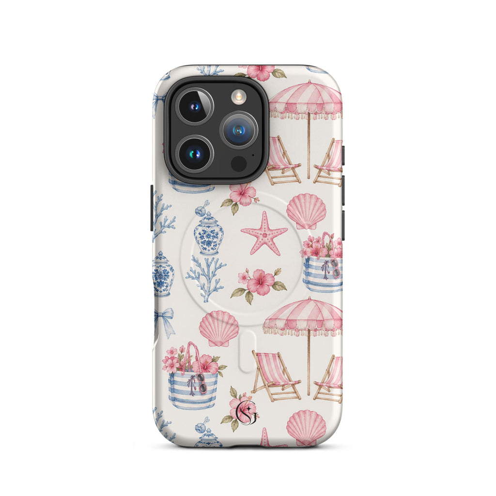 Beach Girl Magsafe phone case for iPhone 16 Pro