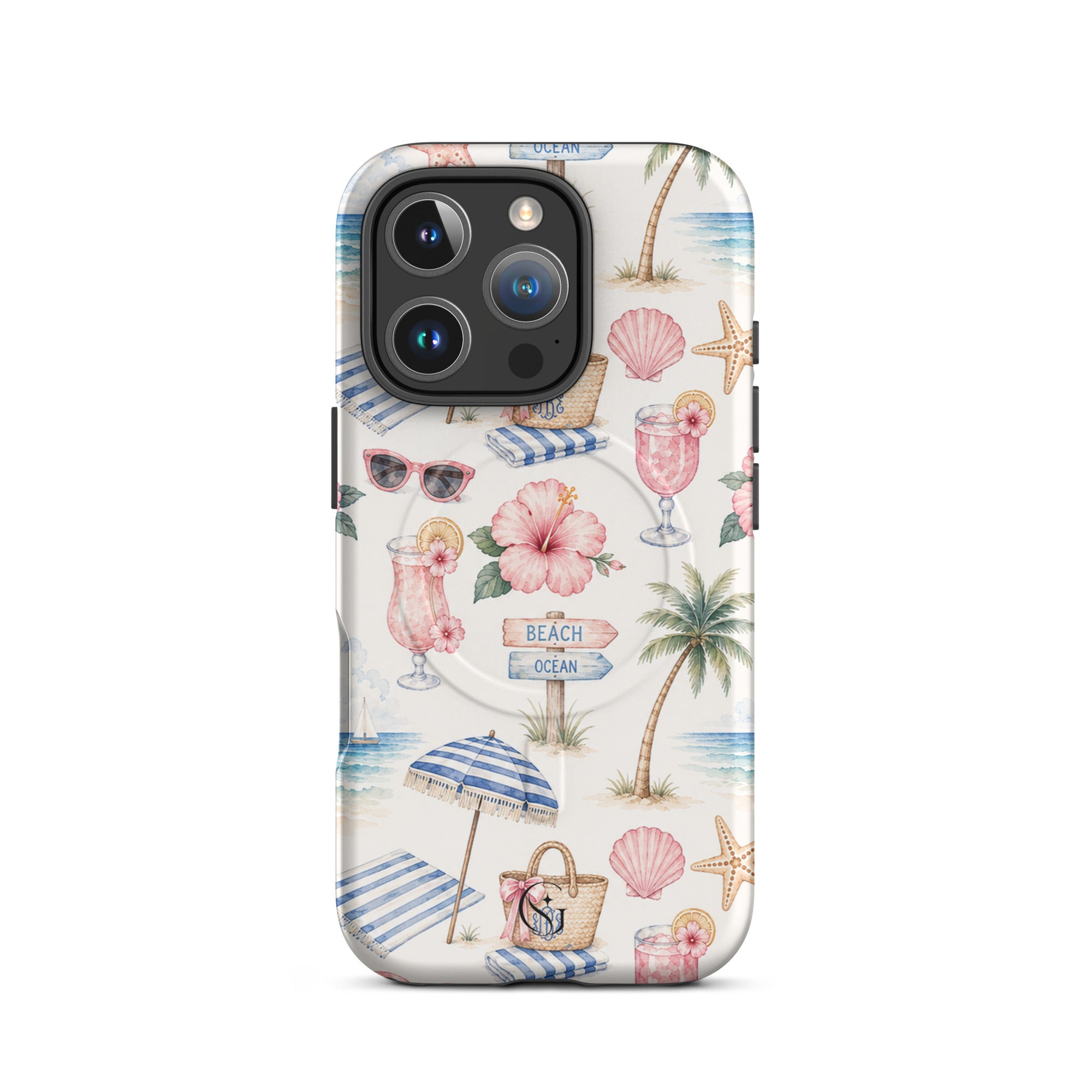 Lets Go to the Beach Magsafe phone case for iPhone 16 Pro