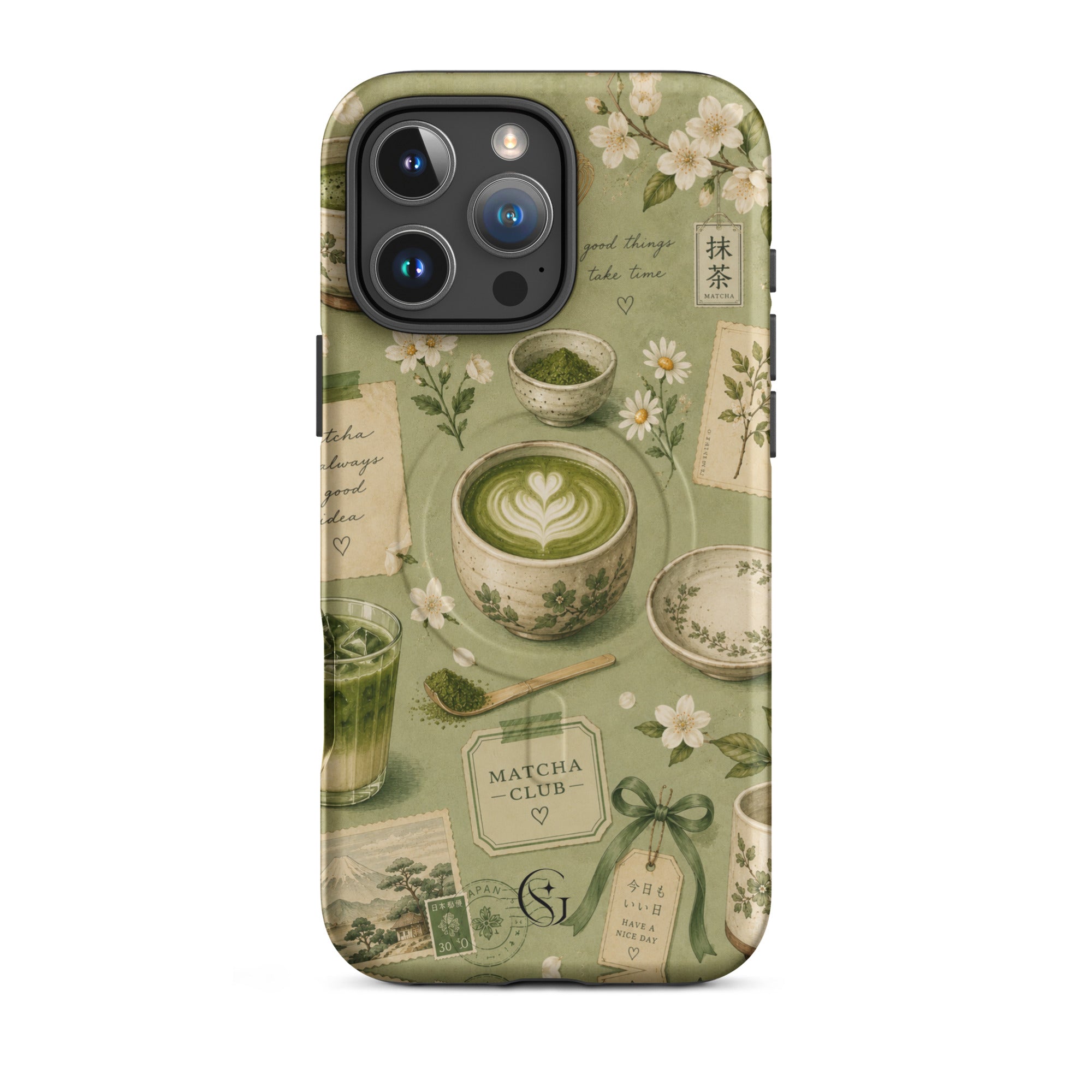 Matcha Club Magsafe phone case for iPhone 16 Pro Max