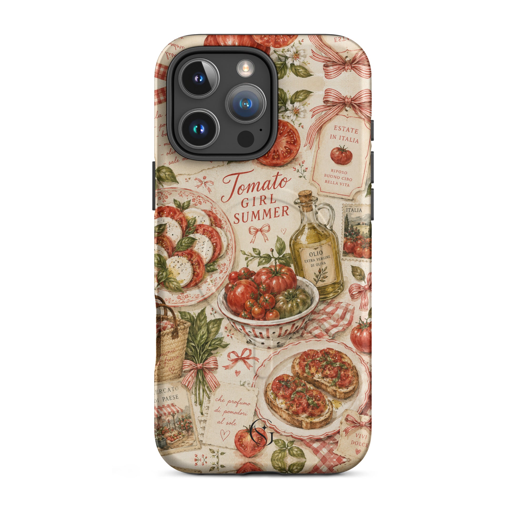 Tomato Girl Magsafe phone case for iPhone 16 Pro Max