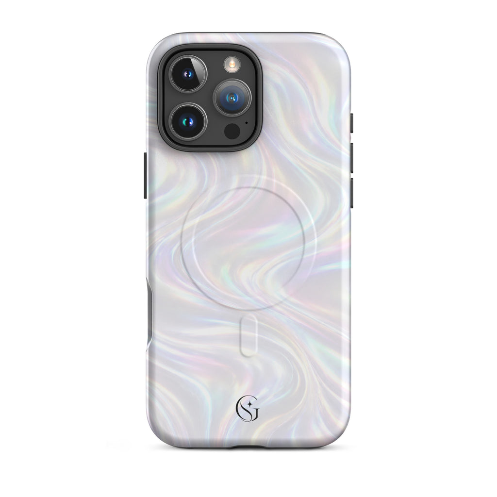 Silk Galaxy Swirl Magsafe phone case for iPhone 16 Pro Max