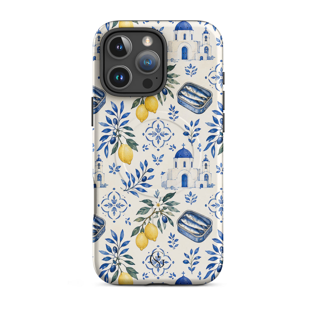 Lemon Santorini Magsafe phone case for iPhone 16 Pro Max