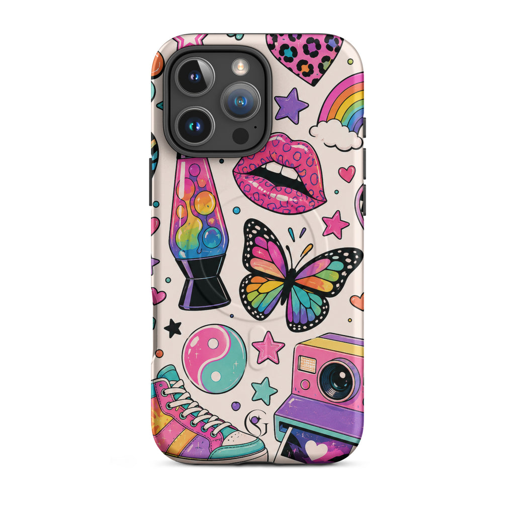 Hippie Girl Magsafe phone case for iPhone 16 Pro Max